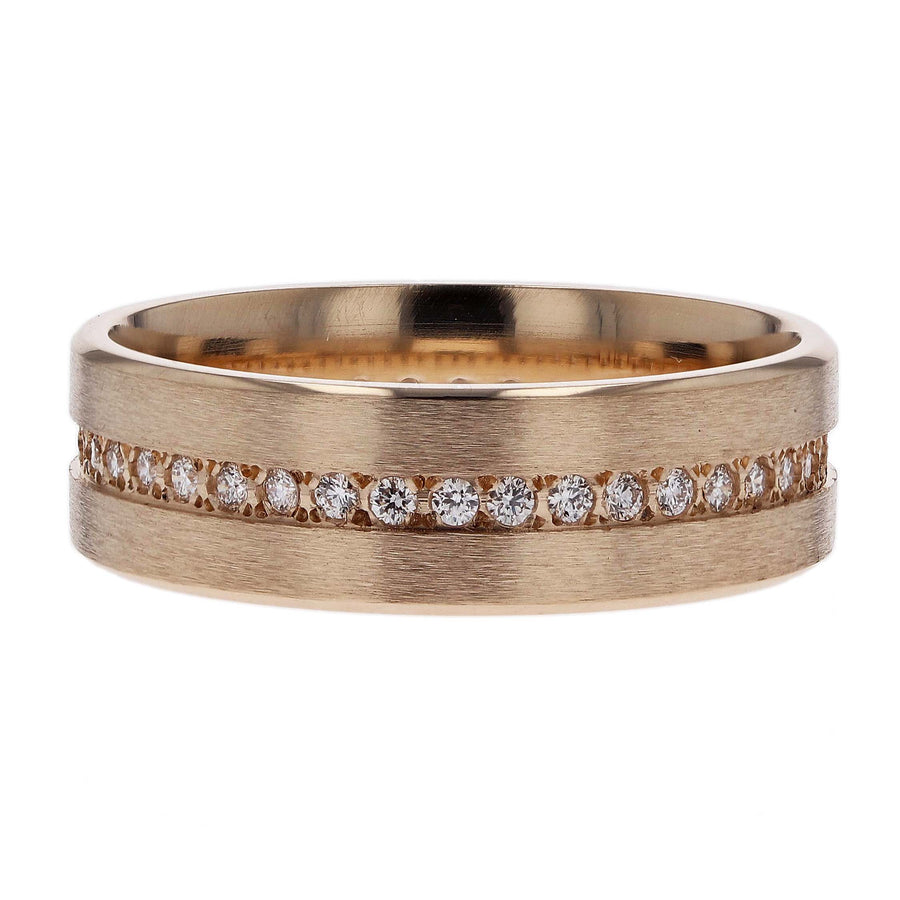 Frederick Goldman Men's Diamond Wedding Band - Skeie's Jewelers