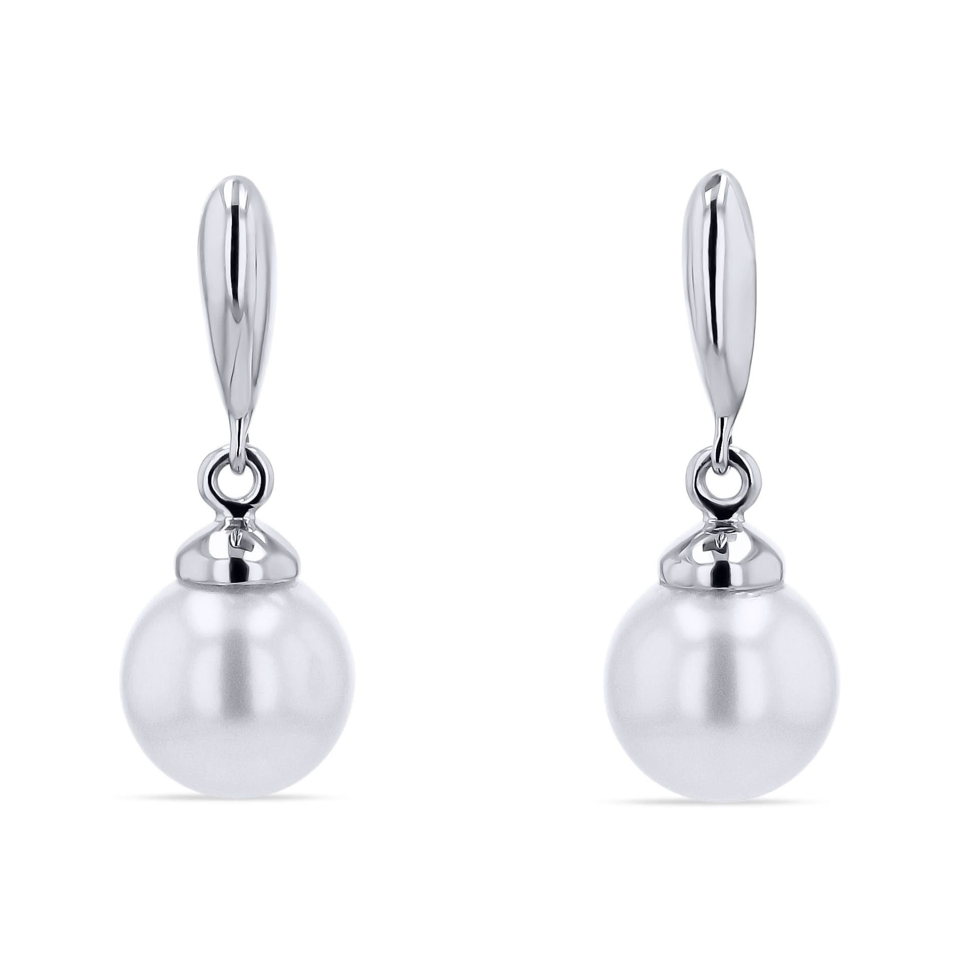 Pearl and Gold Dangle Earrings - Skeie's Jewelers