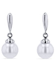 Pearl and Gold Dangle Earrings - Skeie's Jewelers