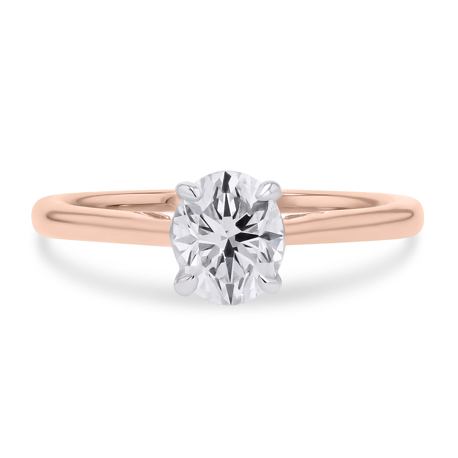 Black Label Rose Gold Set Engagement Ring - Skeie's Jewelers