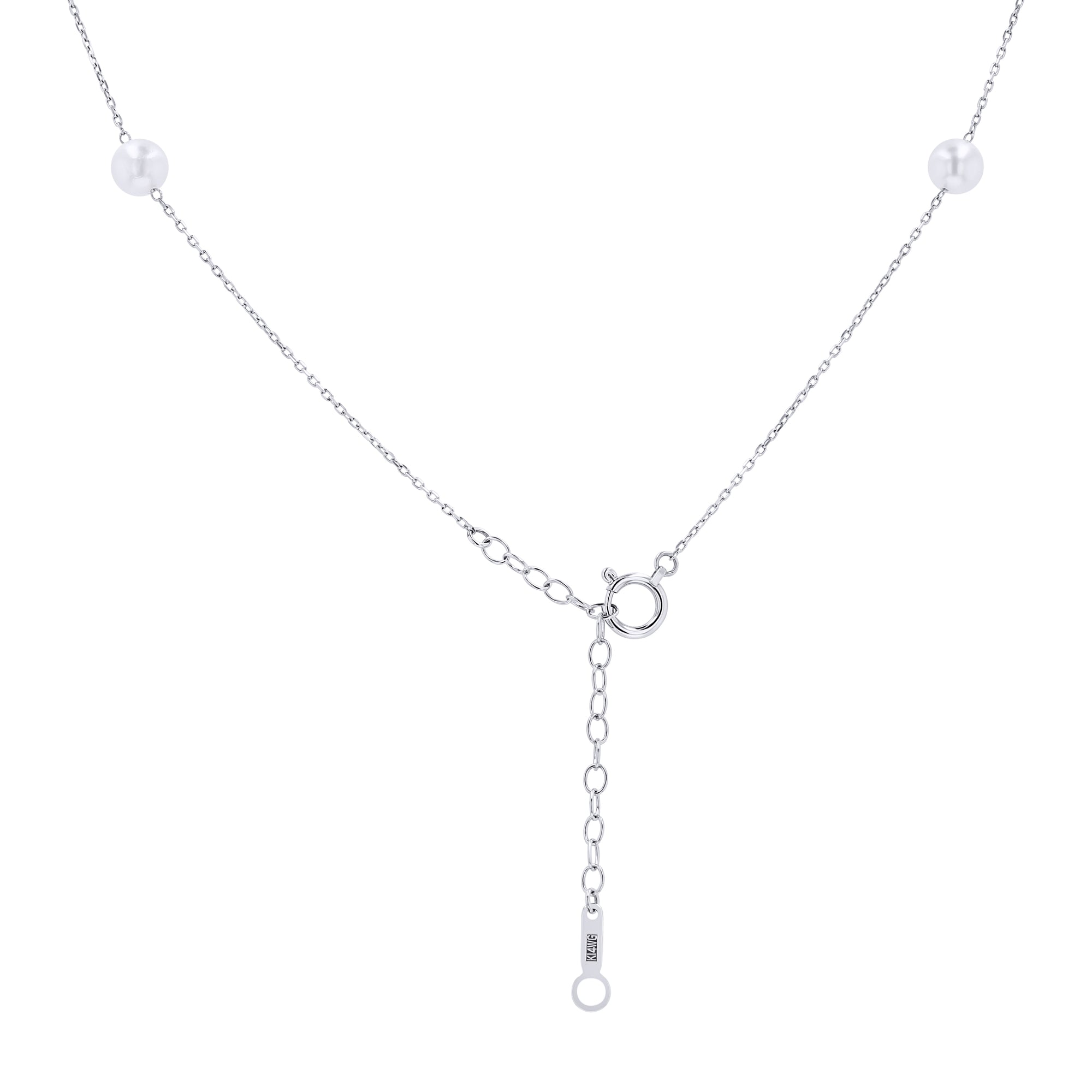 Pearl Station Necklace - Skeie's Jewelers