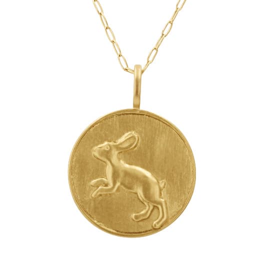 The Tortoise & The Hare Aesop Medallion - Skeie's Jewelers