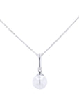 Pearl and Diamond-Accent Pendant - Skeie's Jewelers