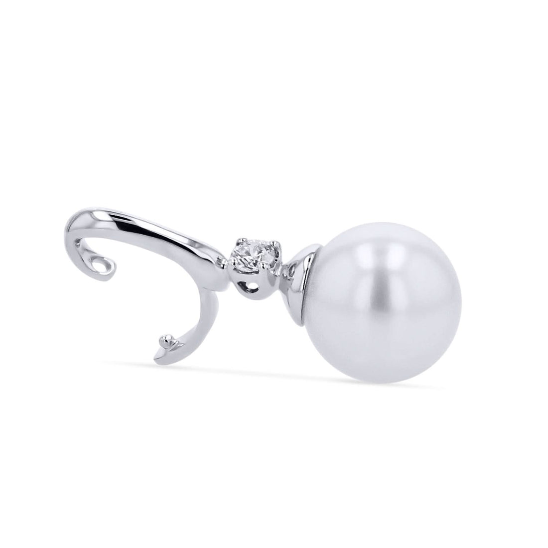 Pearl and Diamond-Accent Pendant