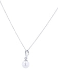 Pearl and Diamond-Accent Pendant - Skeie's Jewelers