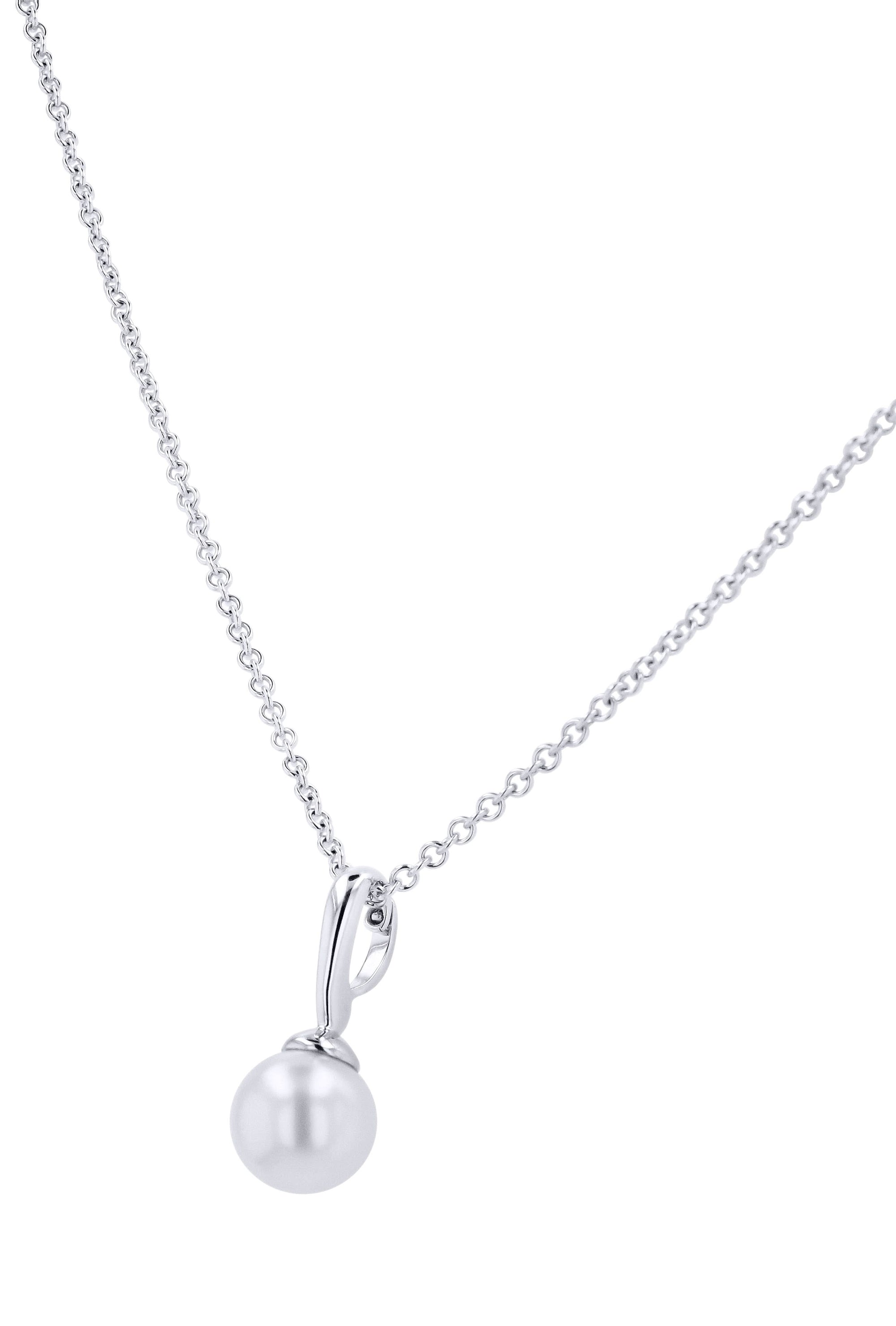 Pearl Solitaire Pendant Necklace - Skeie&#39;s Jewelers