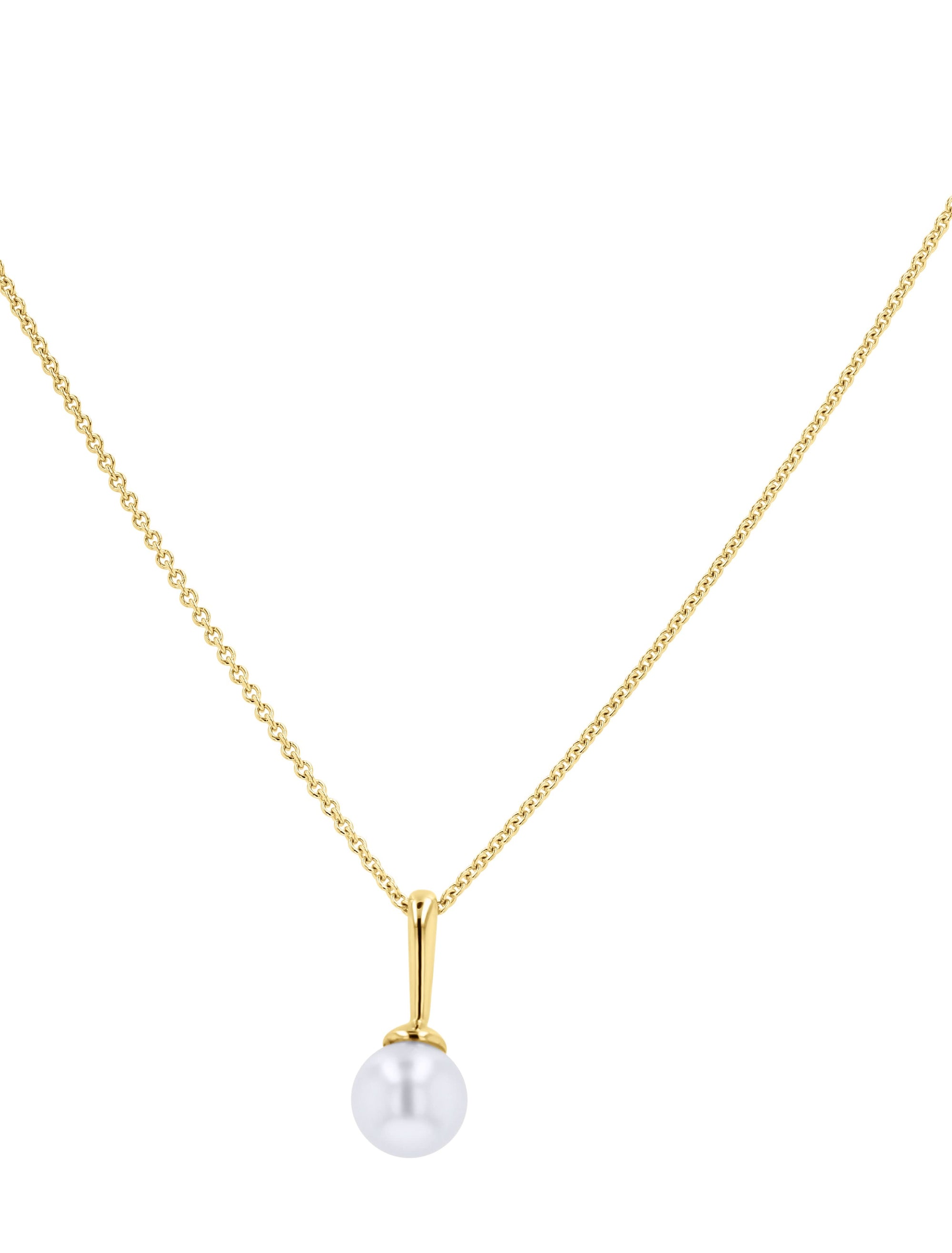 Pearl Solitaire Pendant Necklace - Skeie's Jewelers