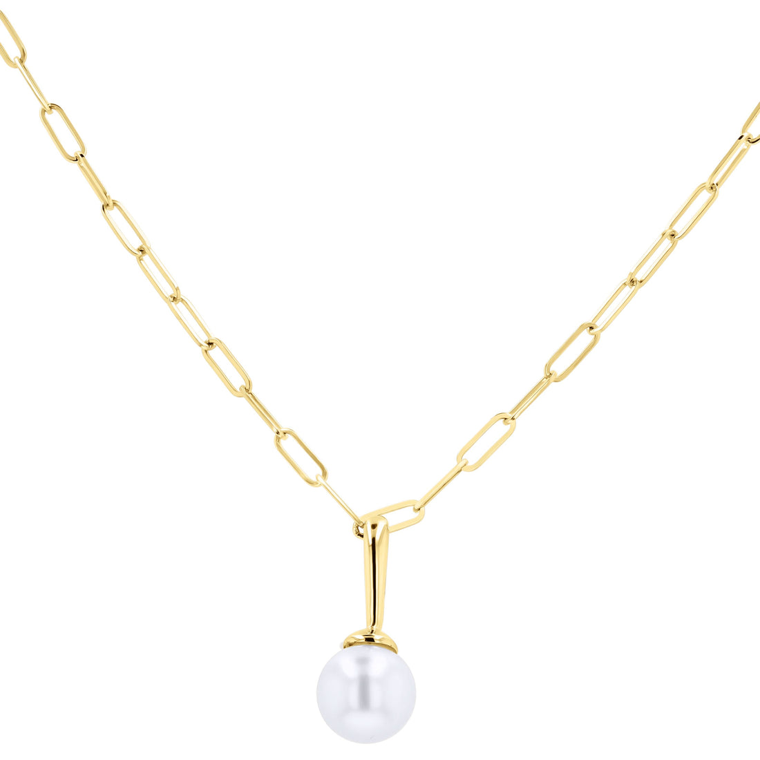 Pearl Solitaire Pendant Necklace