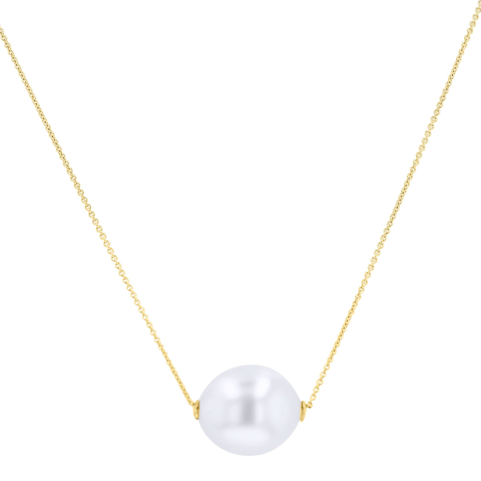 Floating Pearl Pendant Necklace - Skeie's Jewelers