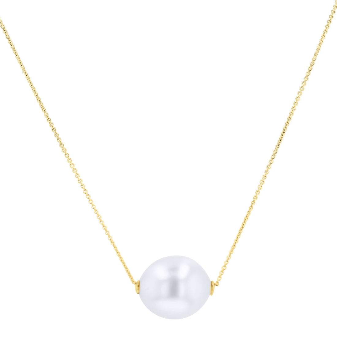 Floating Pearl Pendant Necklace