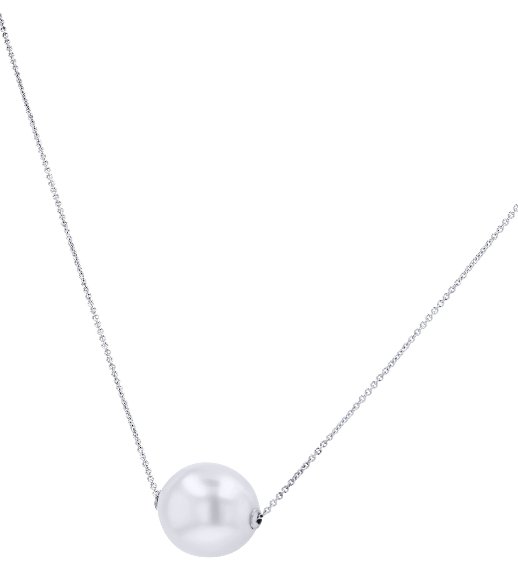 Floating Pearl Pendant Necklace - Skeie's Jewelers
