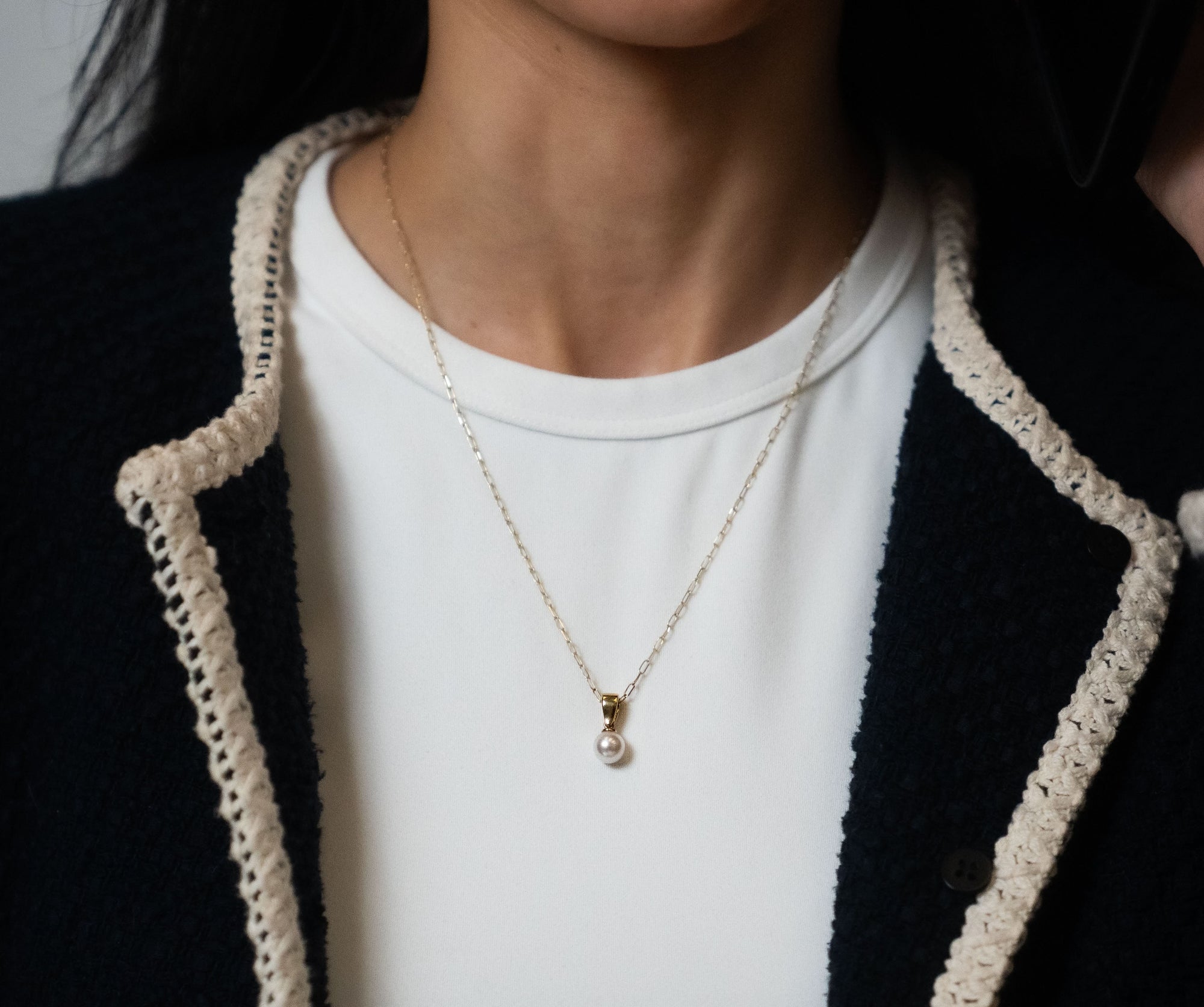 14k Gold Pearl Pendant - Skeie's Jewelers