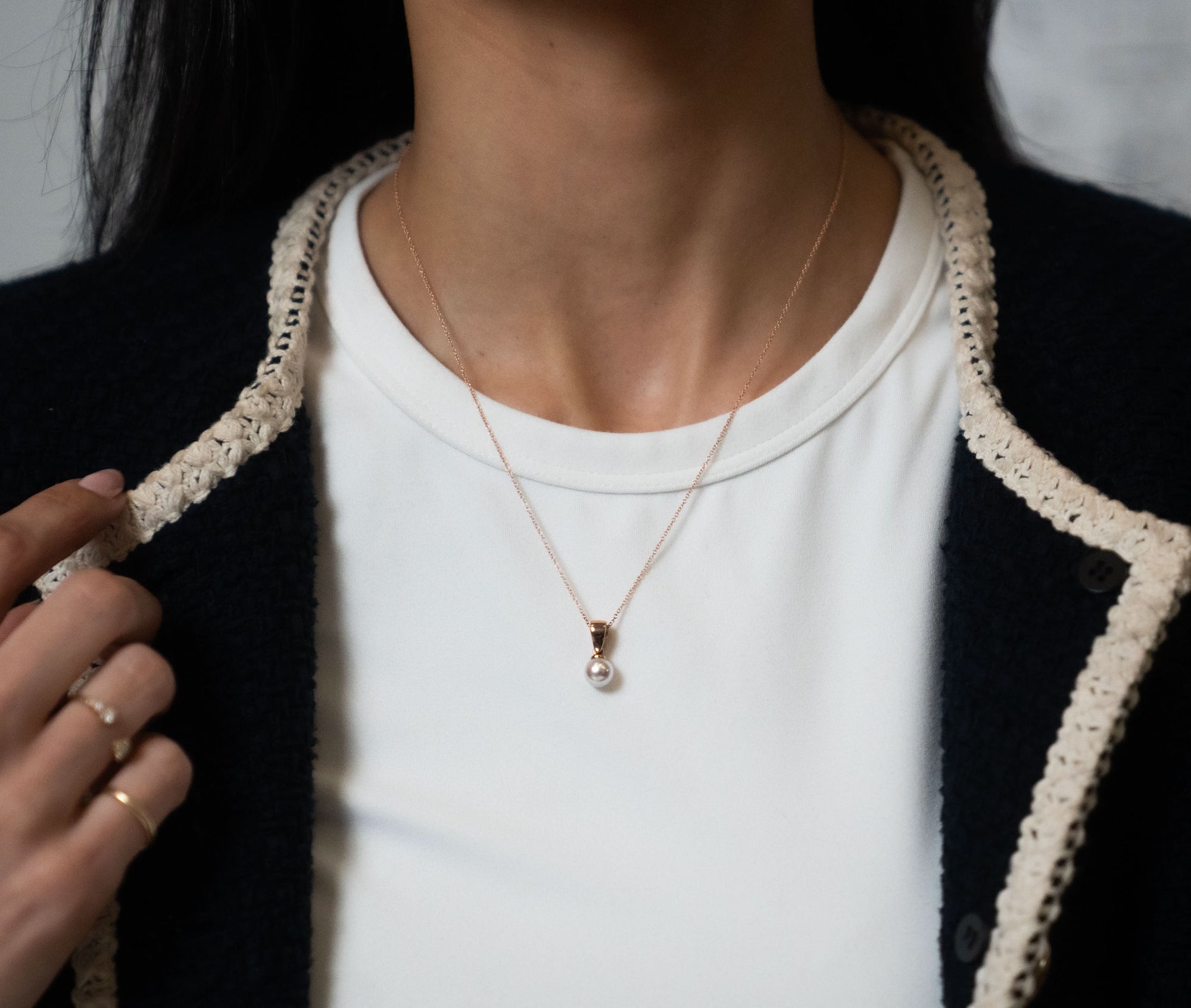 14k Gold Pearl Pendant - Skeie's Jewelers