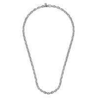 Gabriel & Co. 22 Inch 925 Sterling Silver Faceted Chain Necklace - Skeie's Jewelers