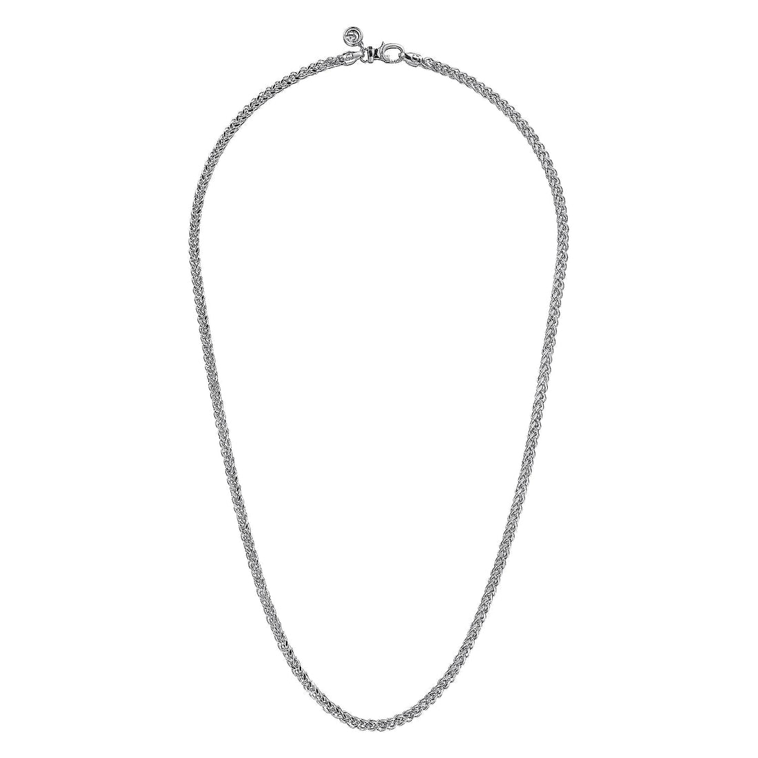 4mm Stainless Steel Round Franco Wheat Chain Necklace – The Steel Shop
