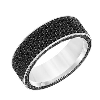 Frederick Goldman Black Diamond Pave Band - Skeie's Jewelers