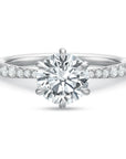 The 6-Prong Diamond Line Engagement Ring - Skeie's Jewelers