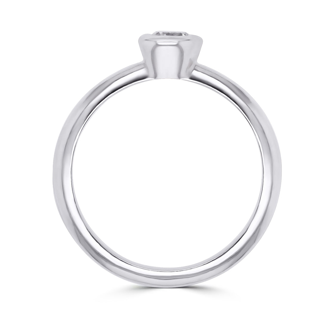 Bezel-Set Solitaire Ring - Skeie's Jewelers