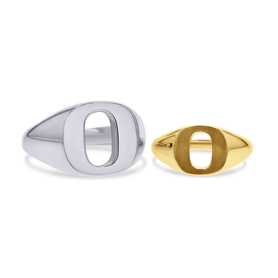 University of Oregon "O" Signet Ring