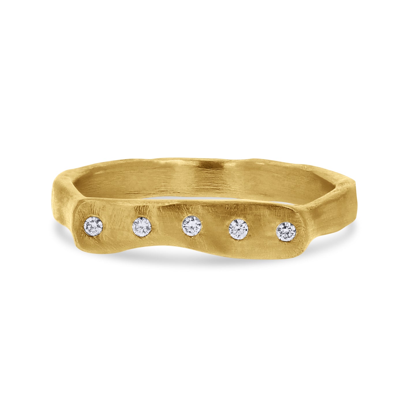 Lika Behar 22kt Gold Stockton Diamond-Set Ring - Skeie's Jewelers