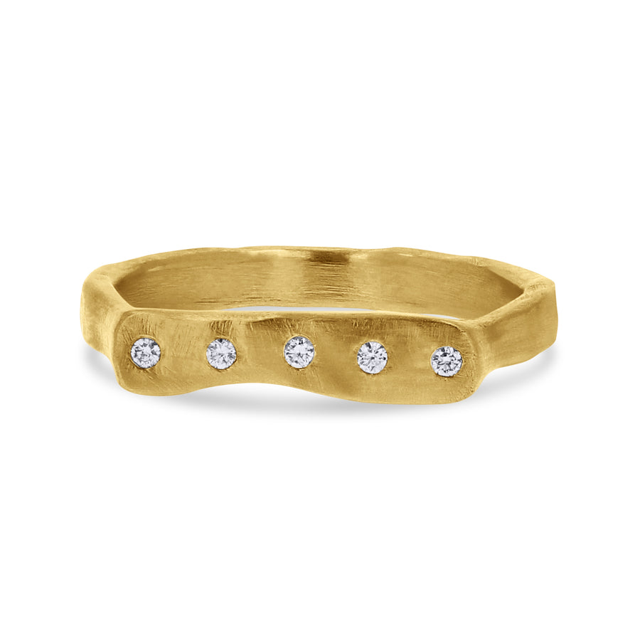 Lika Behar 22kt Gold Stockton Diamond-Set Ring