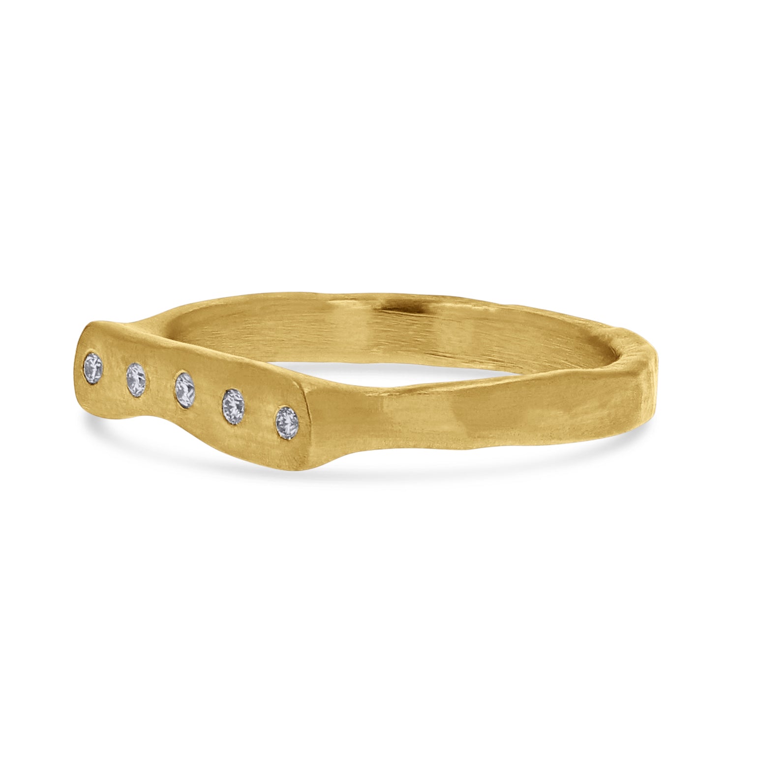 Lika Behar 22kt Gold Stockton Diamond-Set Ring - Skeie's Jewelers