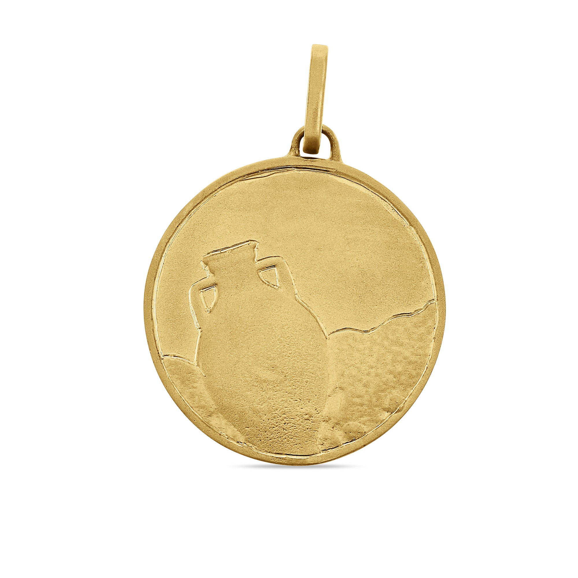 The Crow & The Pitcher Aesop Medallion - Skeie's Jewelers