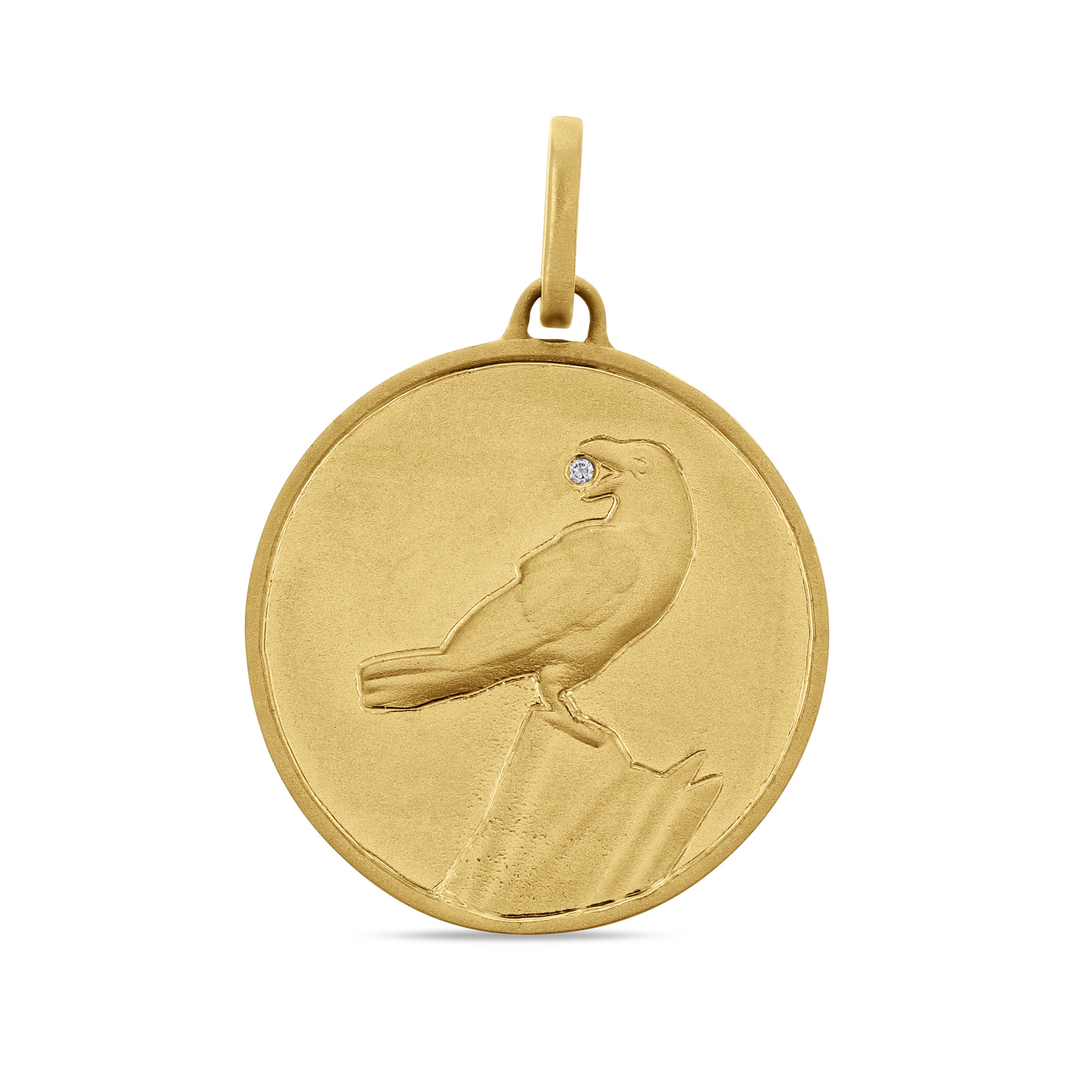 The Crow & The Pitcher Aesop Medallion - Skeie's Jewelers