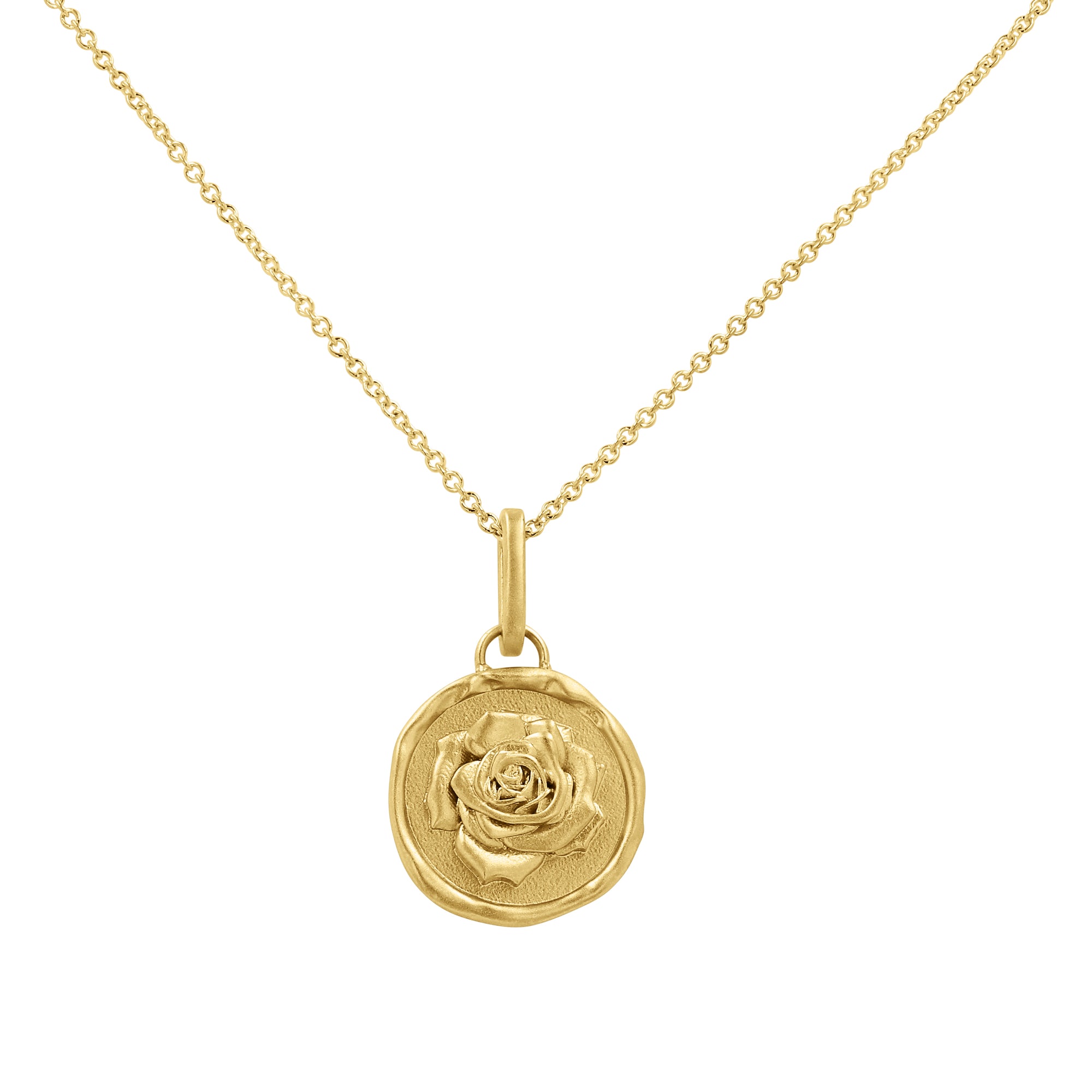 The Bijou Rose Medallion Pendant - Skeie's Jewelers