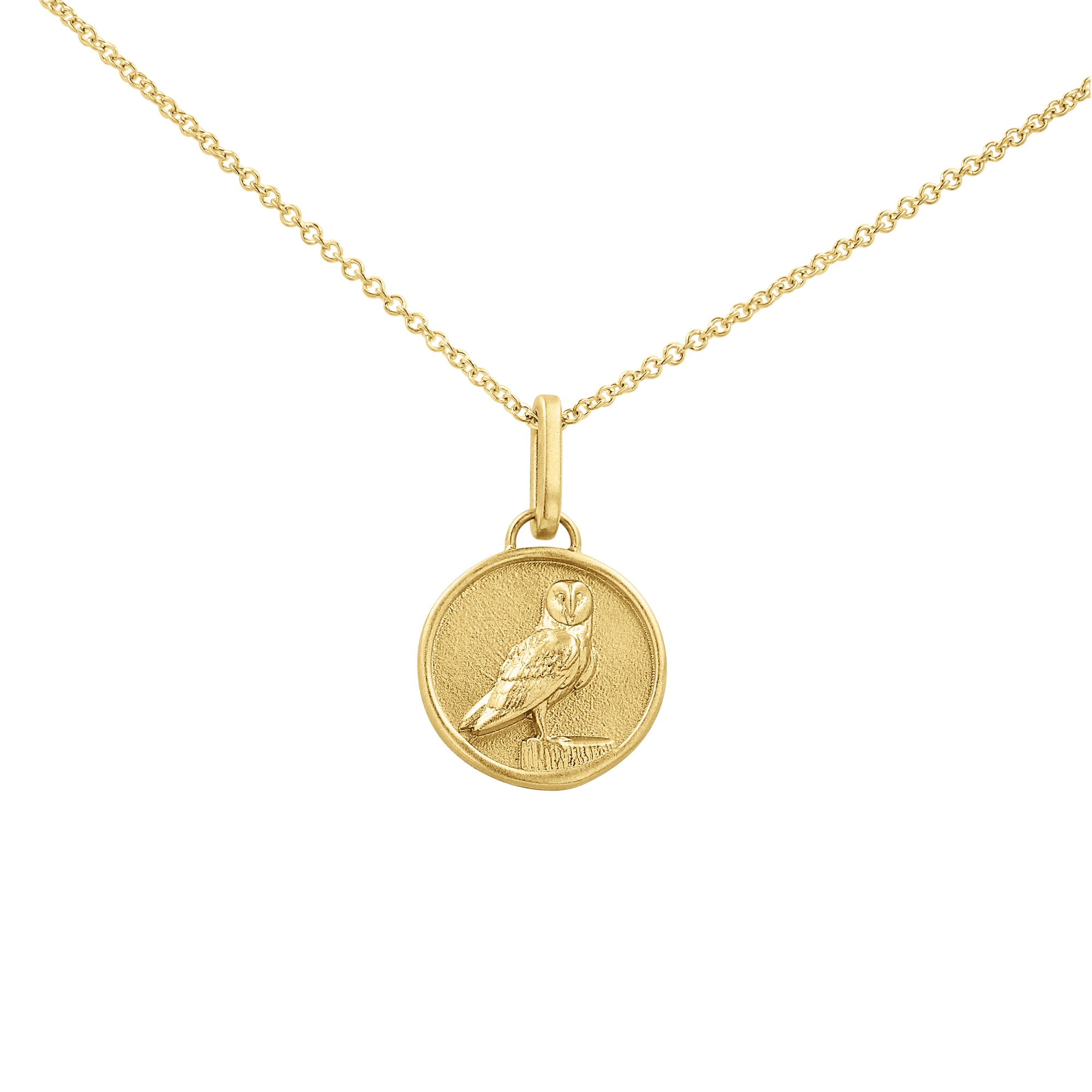 The Bijou Owl Medallion Pendant - Skeie's Jewelers