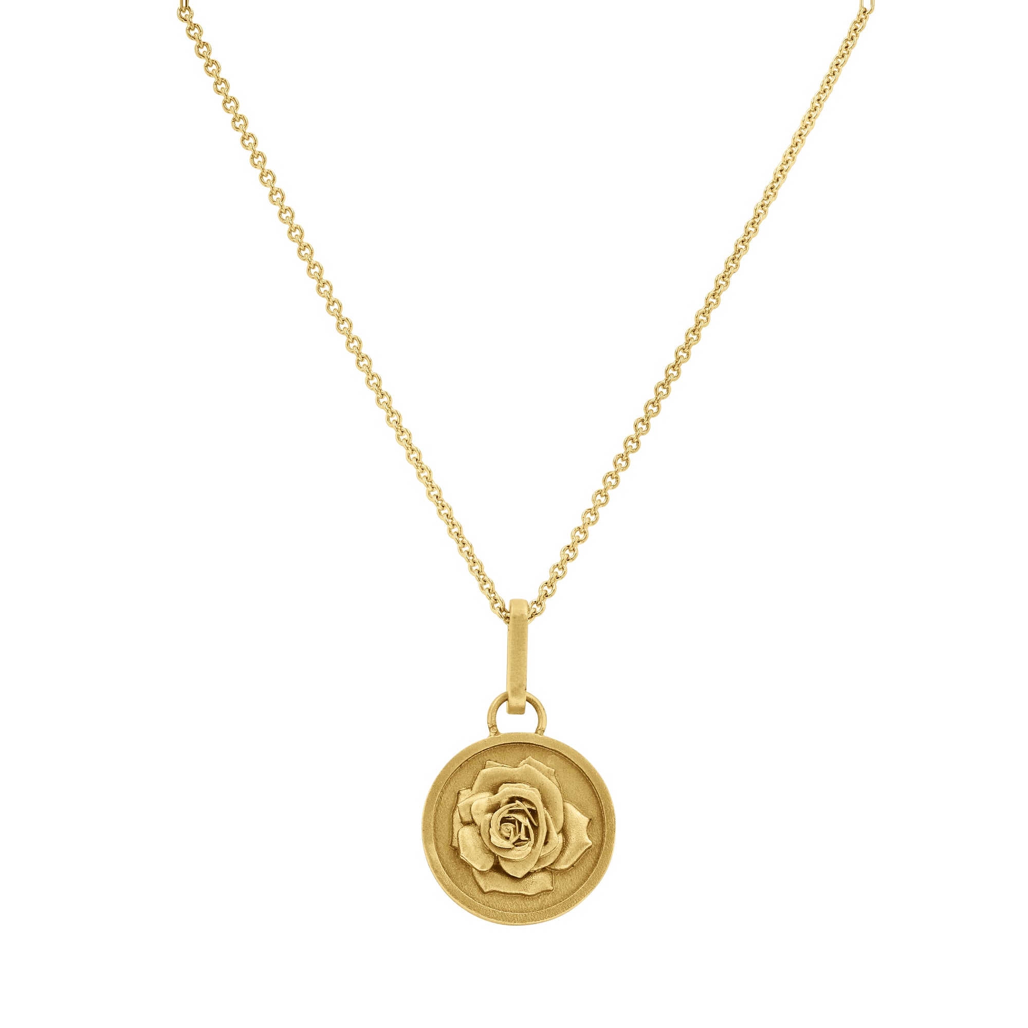 The Bijou Rose Medallion Pendant - Skeie's Jewelers