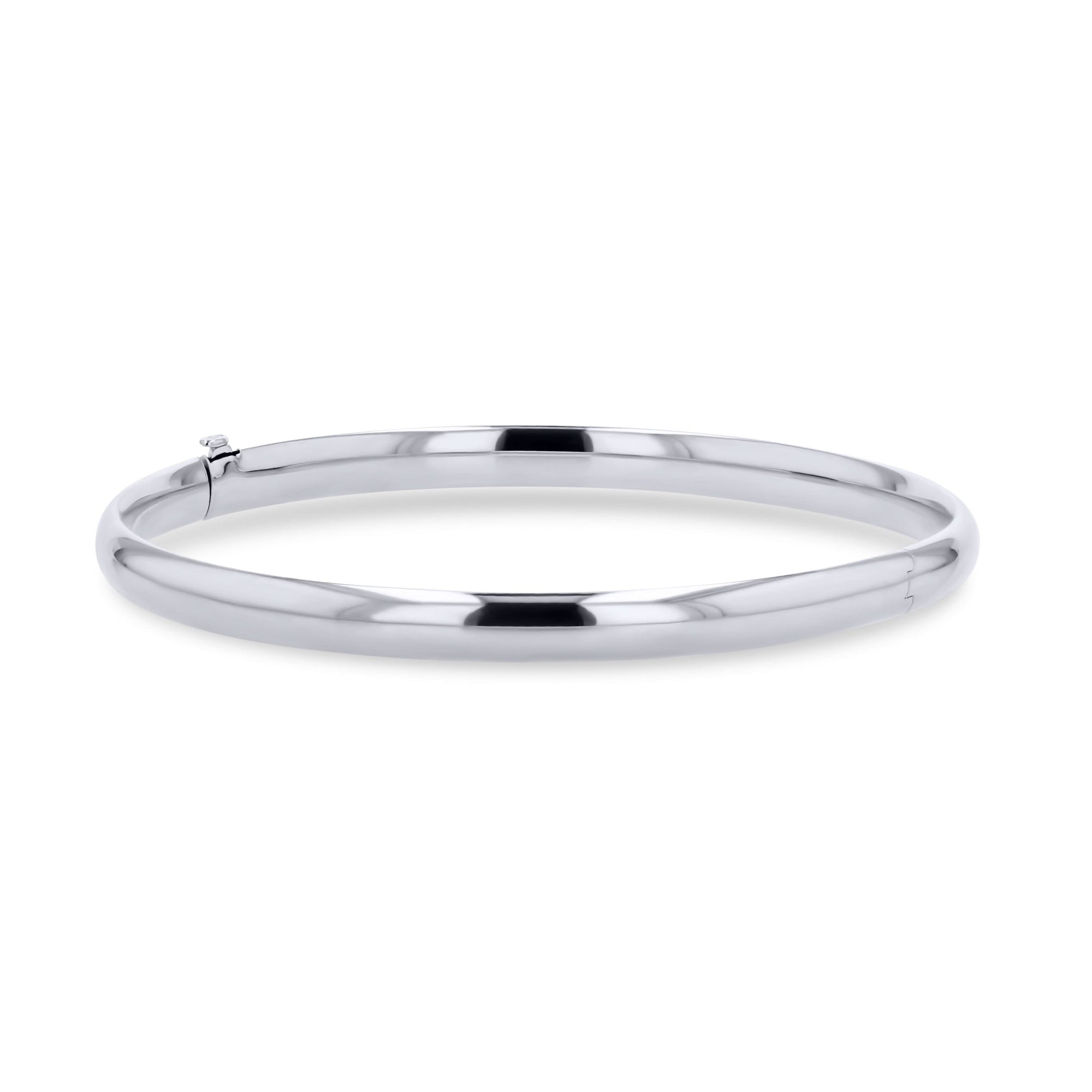 Classic Hinged All-Gold Bangle - Skeie's Jewelers