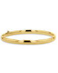 Classic Hinged All-Gold Bangle - Skeie's Jewelers