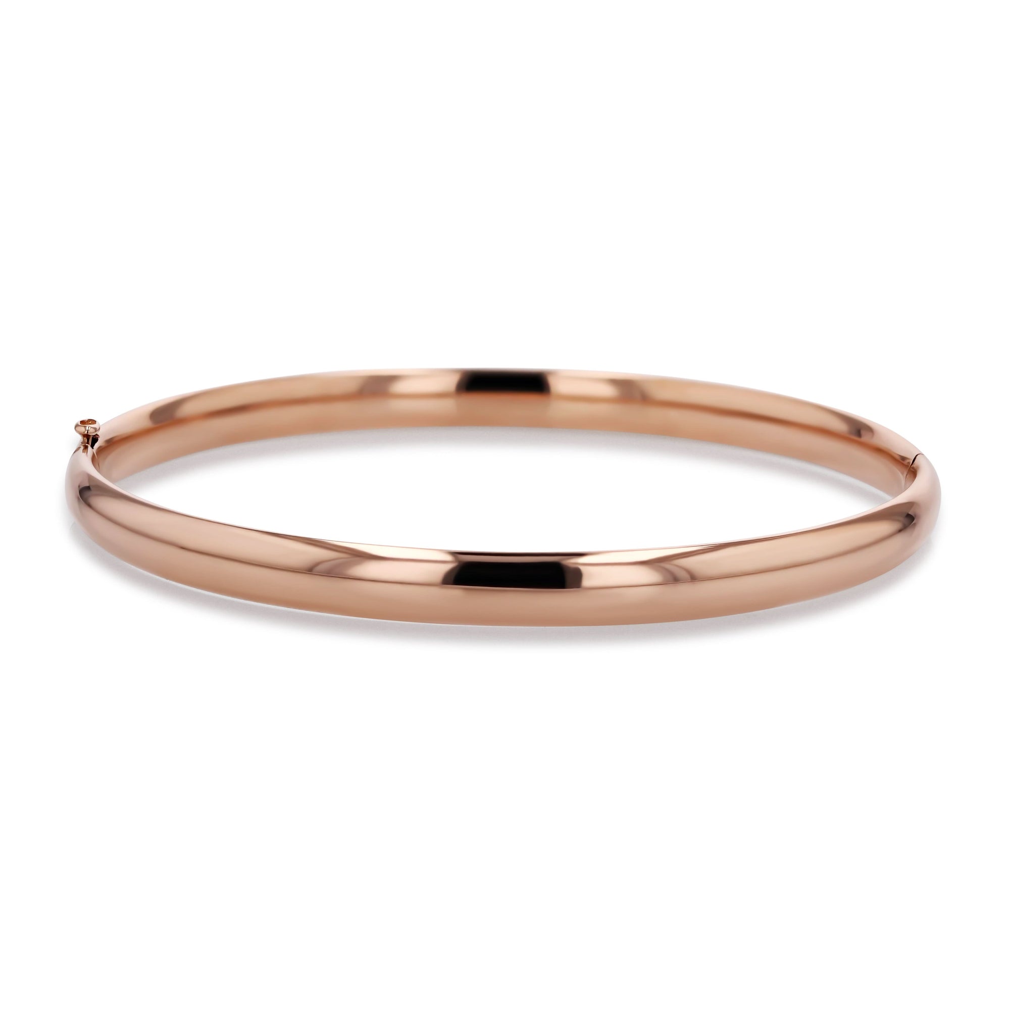 Classic Hinged All-Gold Bangle - Skeie's Jewelers