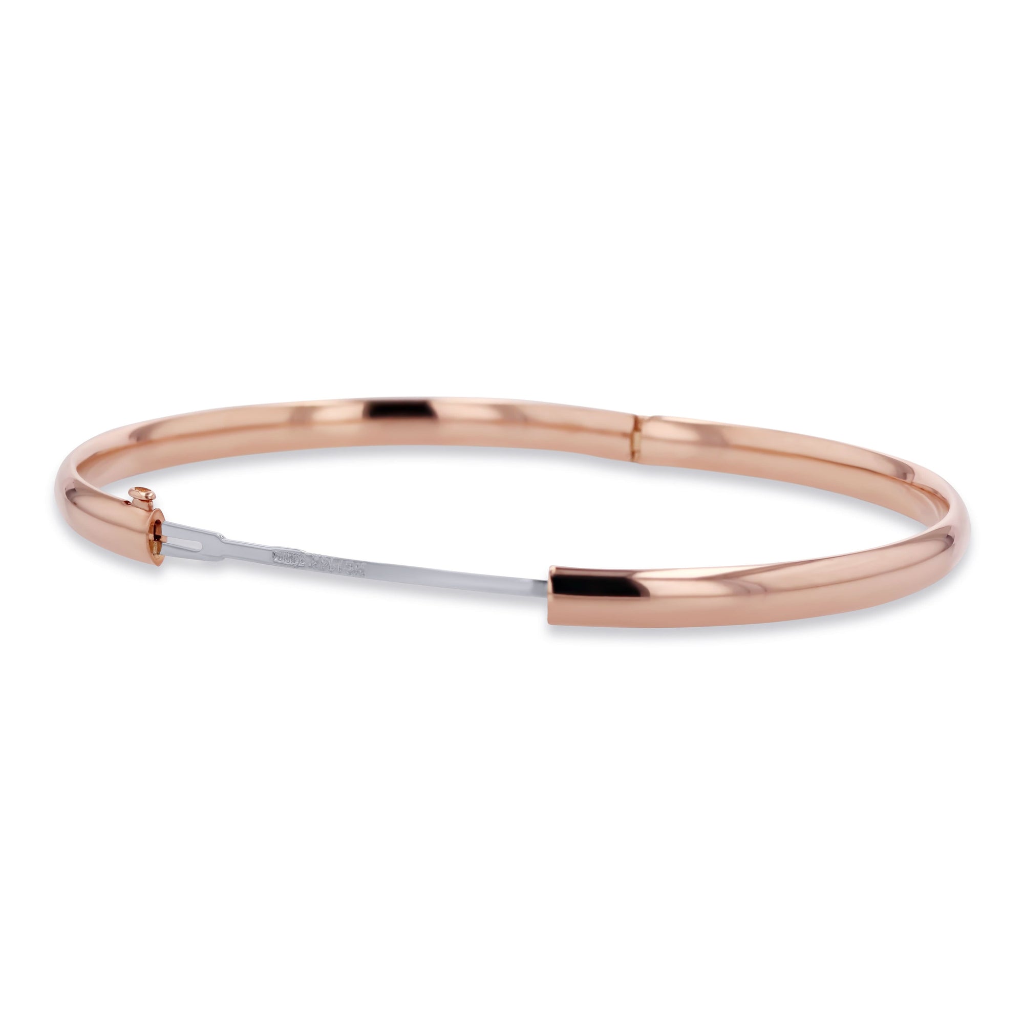 Classic Hinged All-Gold Bangle - Skeie's Jewelers