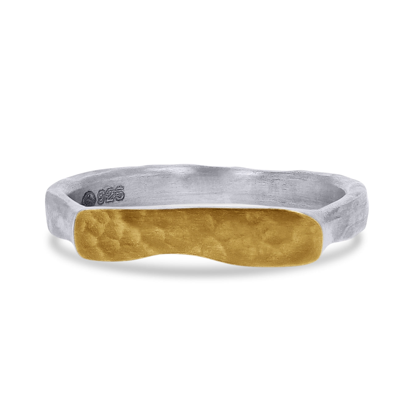 Lika Behar Stockton Sterling Silver and 24kt Gold Ring - Skeie's Jewelers