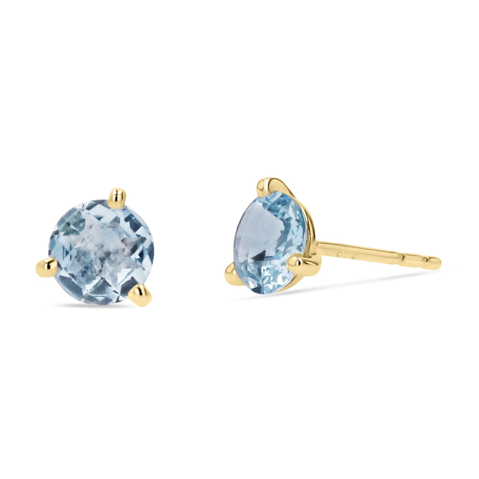 Aquamarine Studs - Skeie's Jewelers