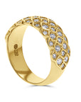 Five-Row Diamond Lattice Ring - Skeie's Jewelers