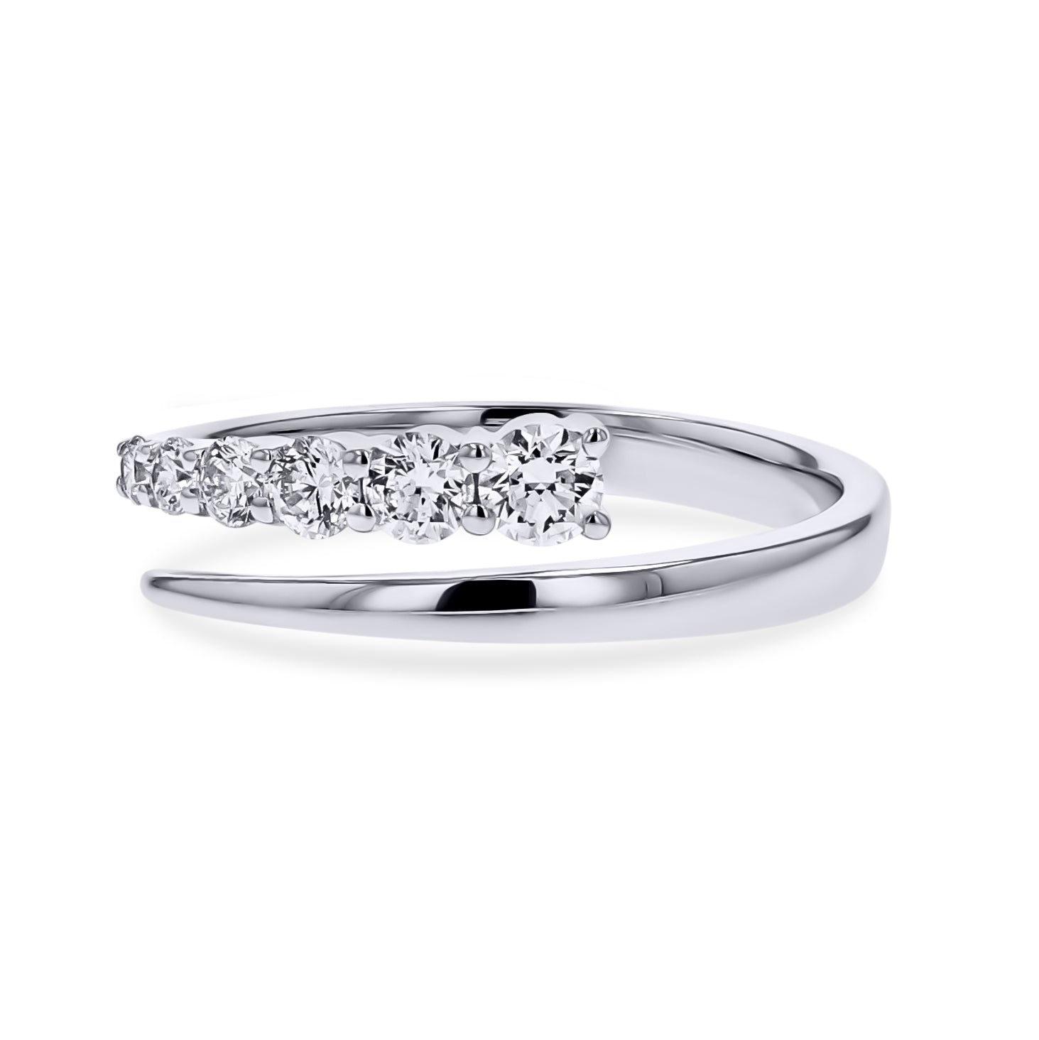 Graduated Diamond Wrap Ring by Simon G - Skeie's Jewelers