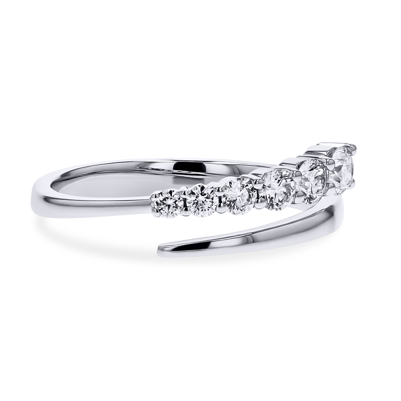 Graduated Diamond Wrap Ring by Simon G - Skeie's Jewelers