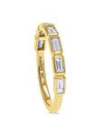 Bezel Baguette Diamond Band - Skeie's Jewelers