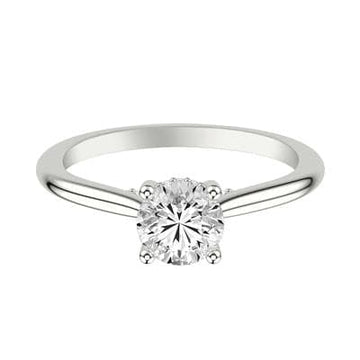 Hidden Halo Diamond Undergallery Engagement Ring