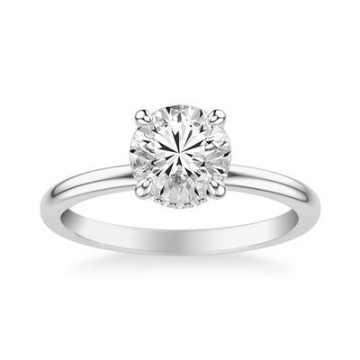Classic Hidden Halo Solitaire - Skeie's Jewelers