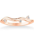Vine Inspired Rose Gold Wedding Band - Skeie's Jewelers