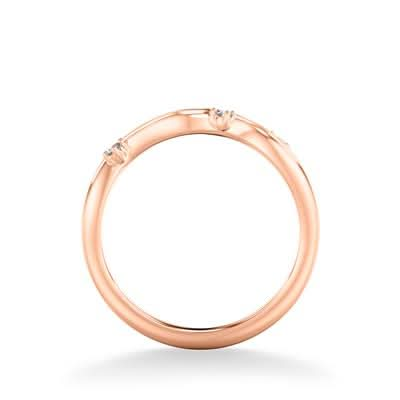 Vine Inspired Rose Gold Wedding Band