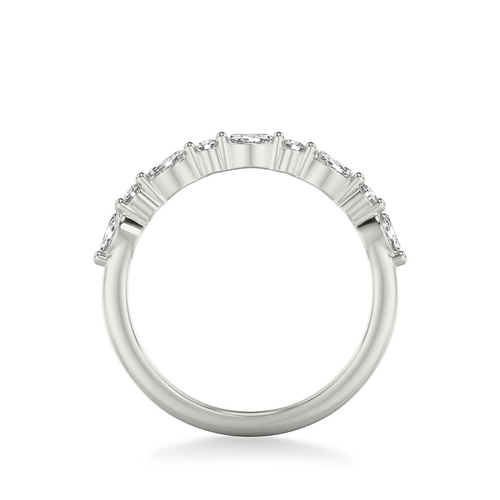 Dainty Marquise and Round Diamond Band - Skeie's Jewelers