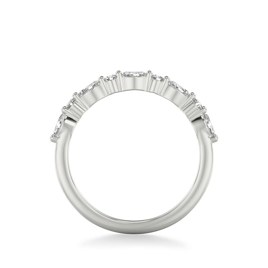 Dainty Marquise and Round Diamond Band