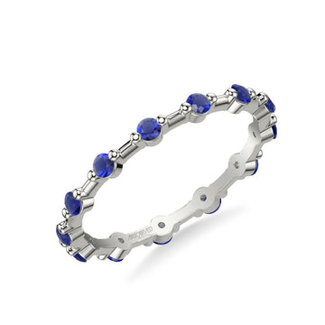 Stackable Blue Sapphire Eternity Band - Skeie's Jewelers