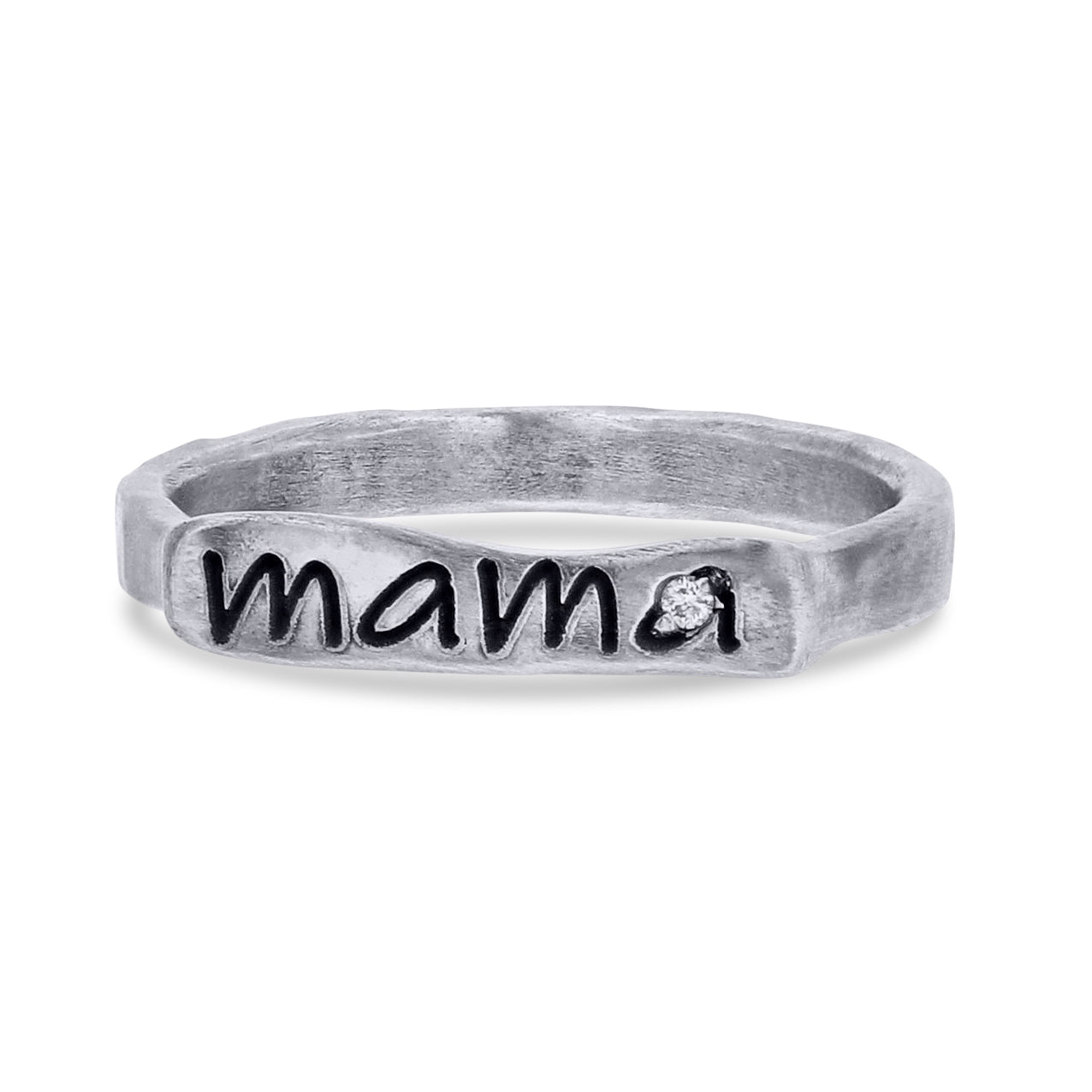 Lika Behar Stockton Sterling Silver "Mama" Diamond Accent Ring - Skeie's Jewelers