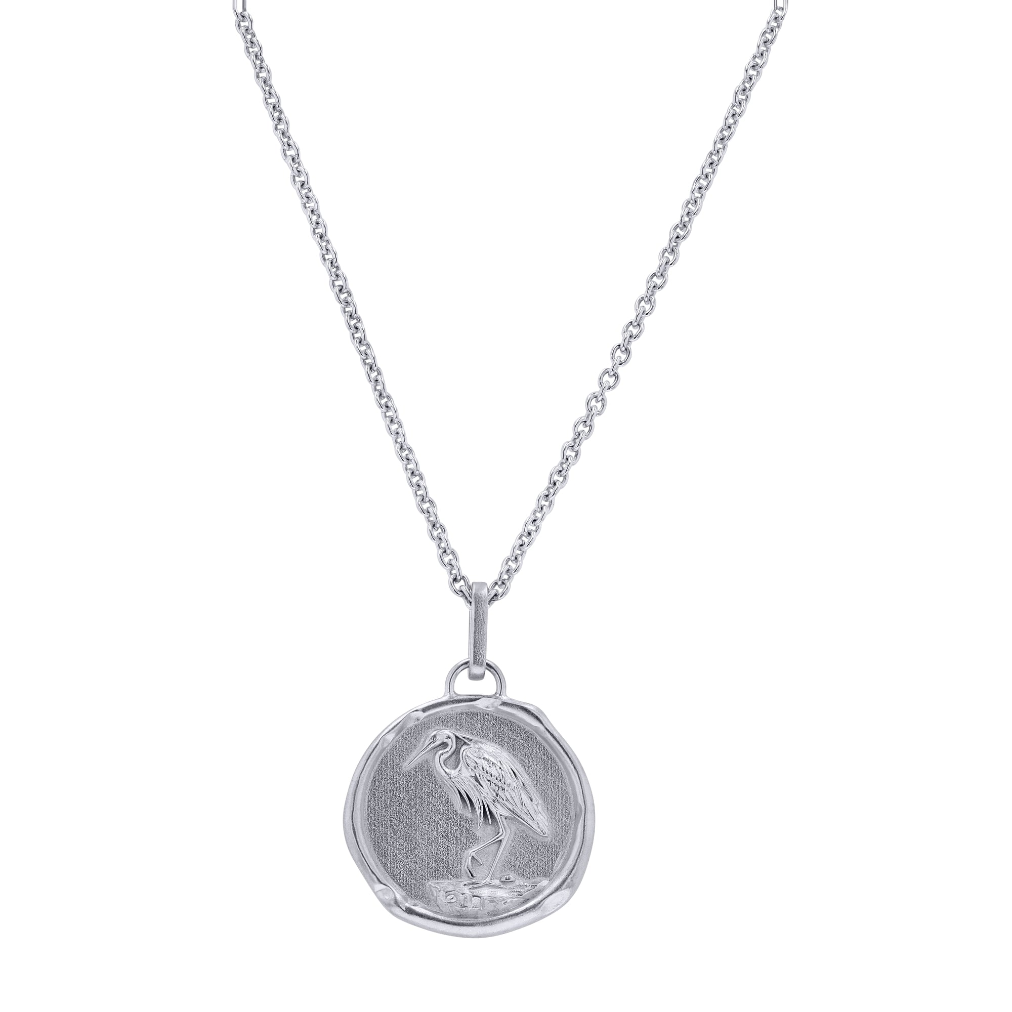 The Bijou Crane Medallion Pendant - Skeie's Jewelers